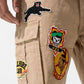 Jordan Craig War Angel Cargo Shorts - Khaki