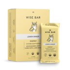 Wise Bar - Bar Organic Lemon Ginger - Case Of 12 - 1.4 Ounces