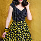 Isabel Top in Polka Dots - 2X only