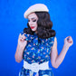 Festive Fox Bow Top - Plus Sizes only