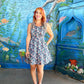 Coral Skater Dress