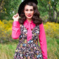 Helen Retro Blouse in Pink