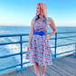Sunny Days Fit & Flare Dress - Large only