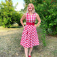 Gingham Midi Dress