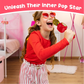 Contixo Karaoke Microphone for Kids - Wireless, Portable, Ages 3-12, Red by Contixo