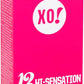 Xo! - Condoms Rbbr Hi-Sensation - Case of 8-12 ct