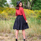 Helen Retro Blouse in Cognac - 3X only