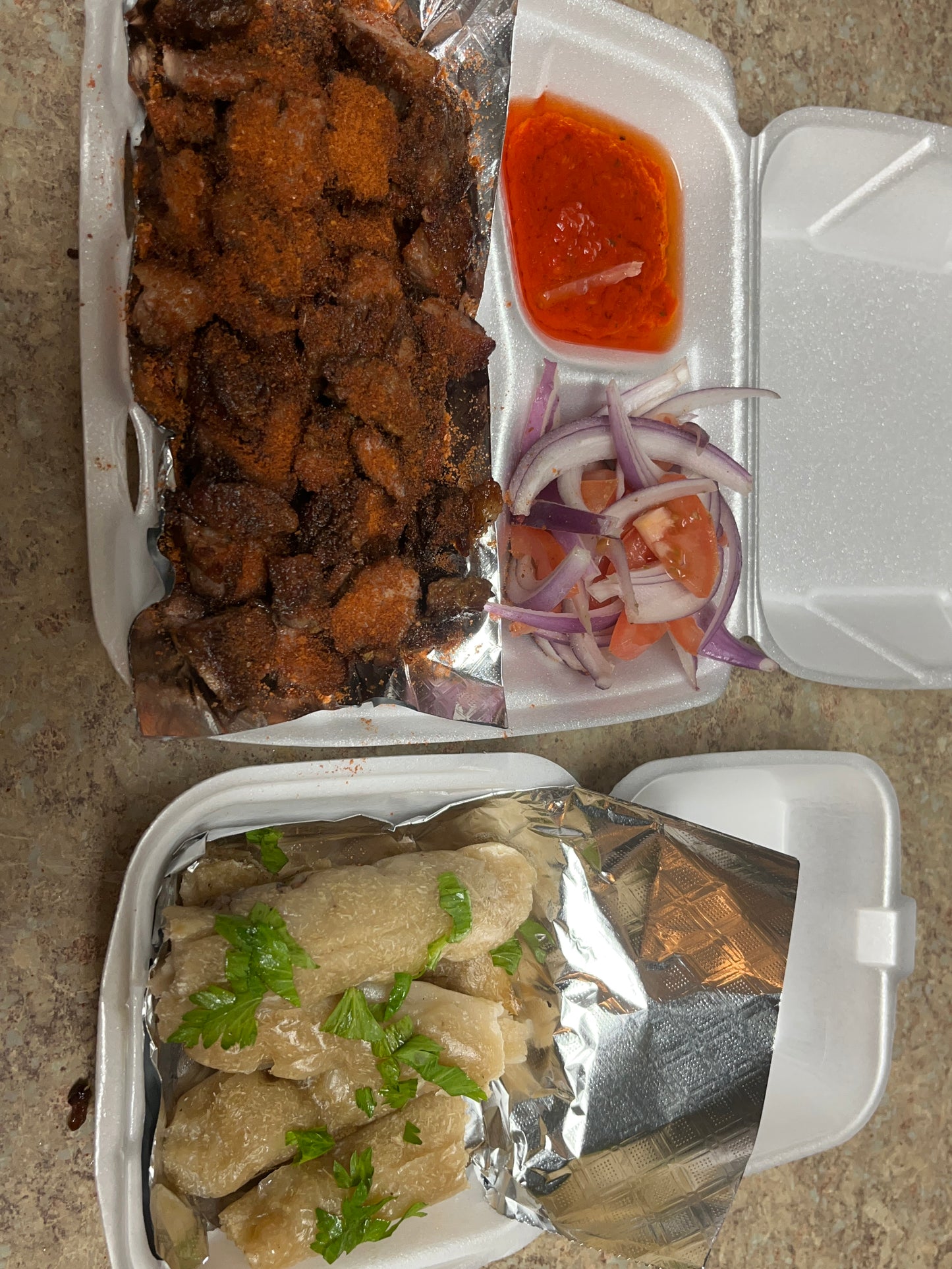 Beef Suya with Bobolo