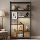 5-Tier Metal Display Shelf with LED Lights