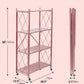 Heavy-Duty Shelving Unit | Metal 3/4/5-Tier Storage Rack