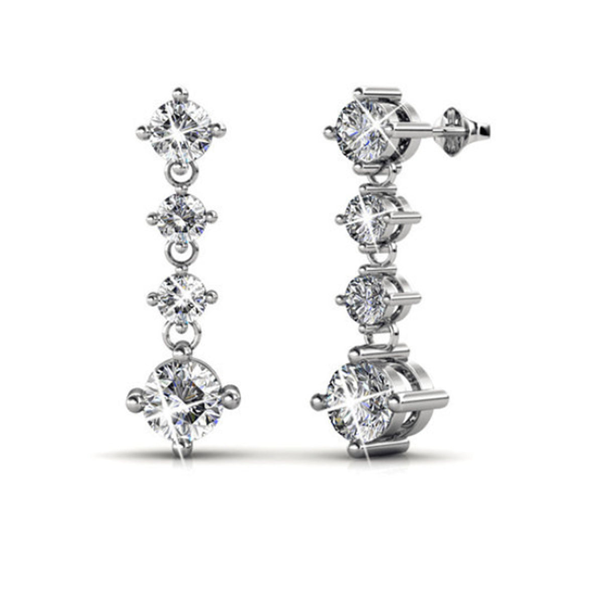 Evening Affair 5 in 1 Earring Set by VistaShops