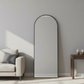 Full-Length Arched Floor Mirror with Stand - Multiple Size