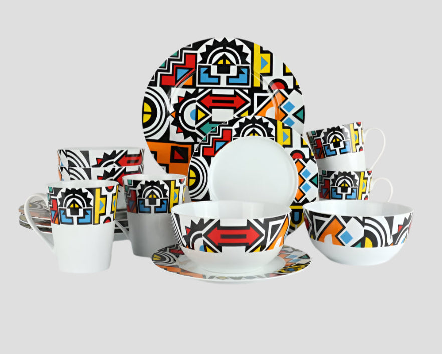 Joy of Ndebele Porcelain (16pcs SET)