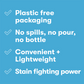 Ecosnext Free and Clear Liquidless Laundry Detergent Sheets, Eco-Friendly, Case of 10 (50 Sheets)