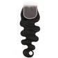 Brazilian Body Wave 4x4 Transparent Lace Human Hair Closure