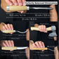 5-Piece Hand-Forged Carving Tool Set with Leather Tool Roll