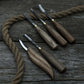 5-Piece Hand-Forged Wood Carving Tool Set