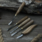 5-Piece Hand-Forged Wood Carving Tool Set