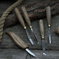 5-Piece Hand-Forged Wood Carving Tool Set