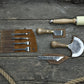5-Piece Leather Working Tool Set With Nylon Mallet