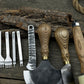 5-Piece Leather Working Tool Set With Nylon Mallet