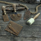5-Piece Leather Working Tool Set With Nylon Mallet