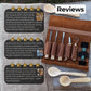 5-Piece Spoon Carving Tool Set with Leather Strop and Case