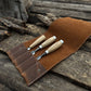 5 Pocket Leather Tool Case