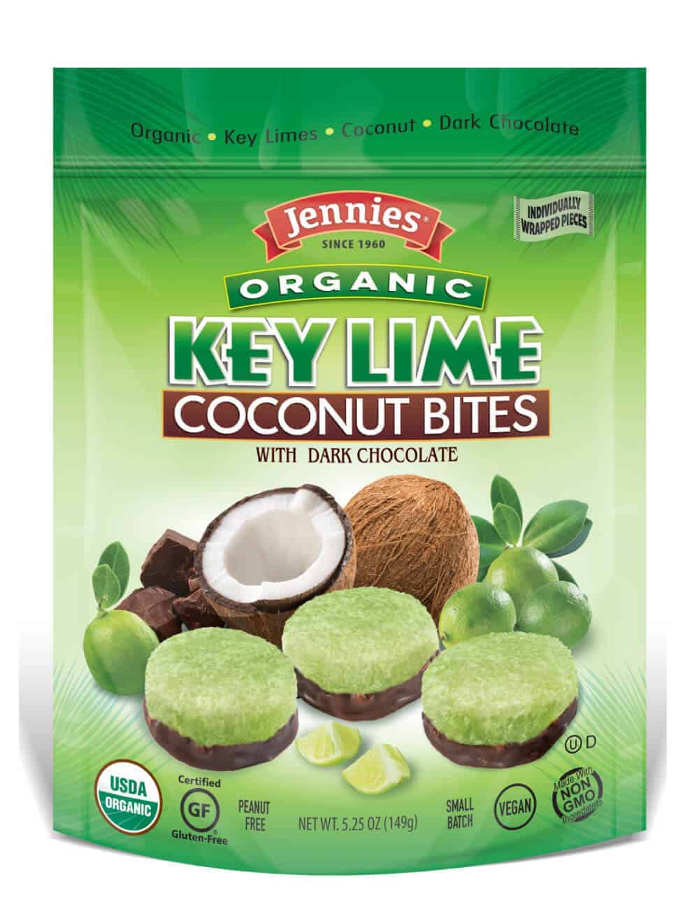 Jennies Coconut Bites Key Lime (Pack of 6 5.25 Oz)