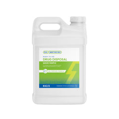 Rx Destroyer All-Purpose, 2.5 Gallon Bottles With Mail Back Program, 2/CS