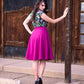 Charlotte Skirt in Magenta - 3X only