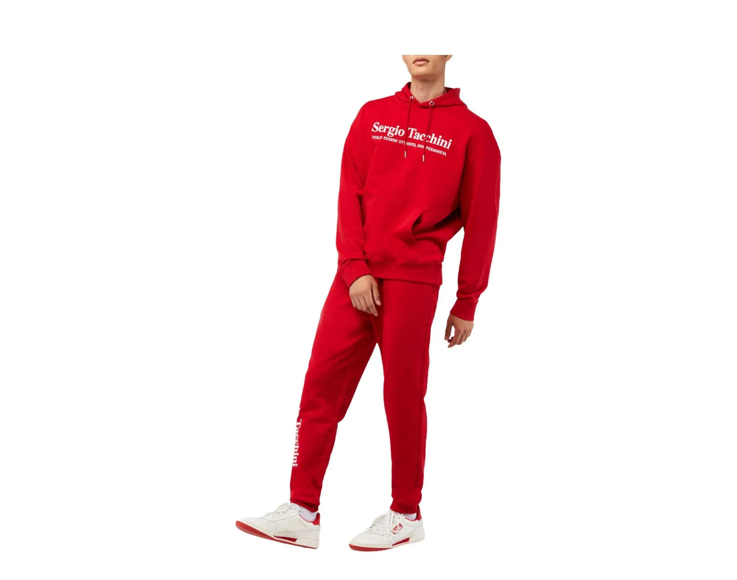 Sergio Tacchini Ottimista Men Hoodie Tango Red