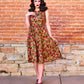 Pomegranate Midi Dress