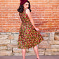 Pomegranate Midi Dress