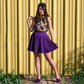 Purple Skater Skirt - XS only