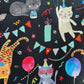 Party Cats Skater Skirt