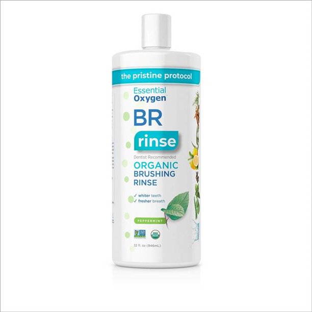 Essential Oxygen Peppermint Mouthwash - 32 Fl Oz