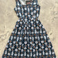 Teapots Fit & Flare Dress - XS only