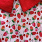 Berry Cherry Collared Dress - Medium only