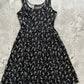 Glow in the Dark Dancing Skeletons Fit & Flare Dress - XS only