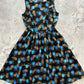 Peacock Feathers Vintage Dress