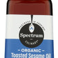 Spectrum Naturals Organic Toasted Sesame Oil, Unrefined, Cold-Pressed – 8 Fl Oz (Pack of 6)