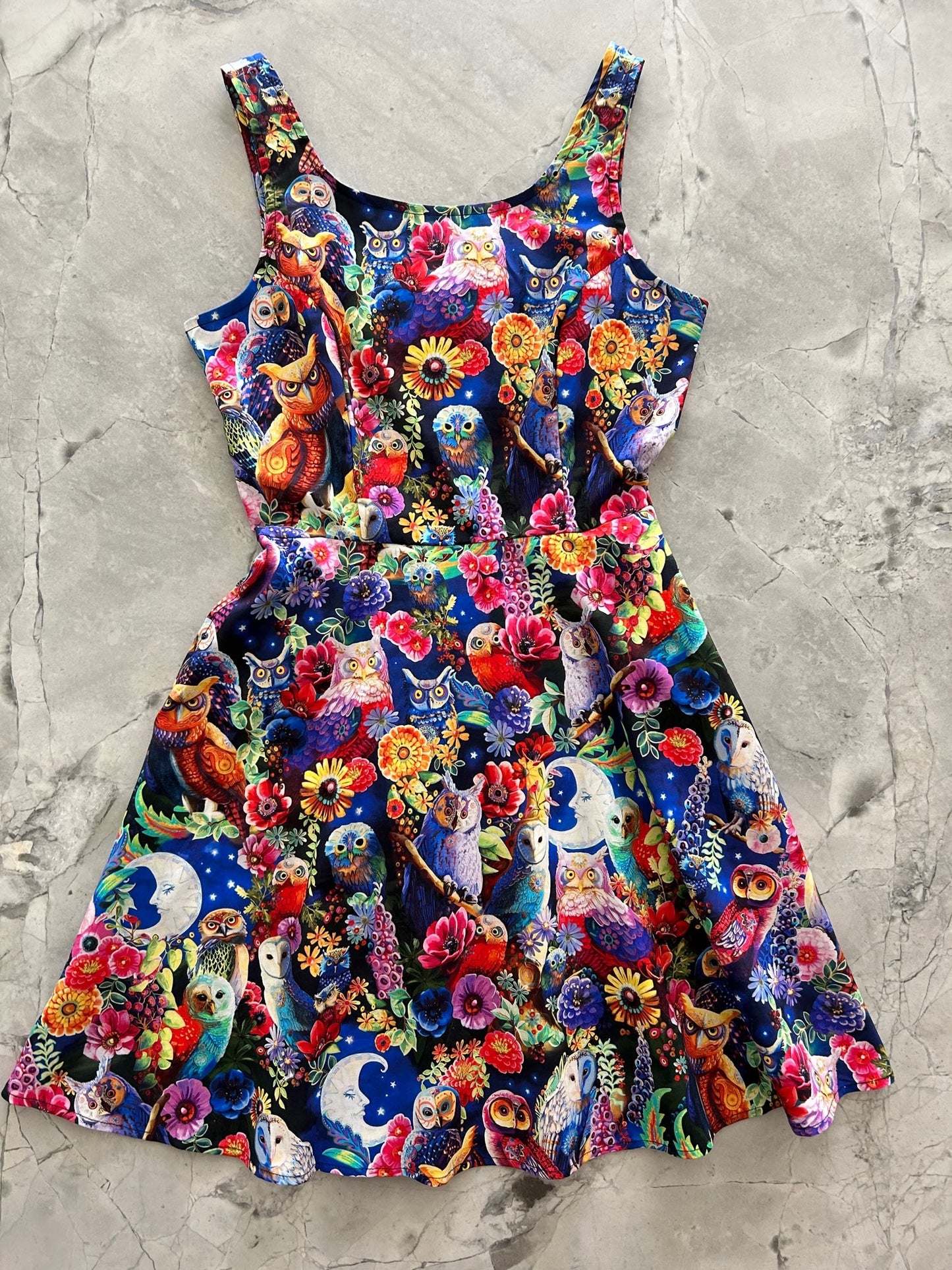 Owls Skater Dress