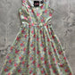 Floral Cats Fit & Flare Dress