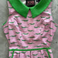 Alligator Collared Dress