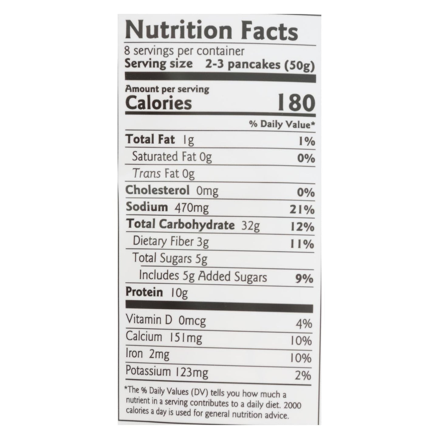 Birch Benders Plant Protein Pancake & Waffle Mix, 10 oz, Pack of 6