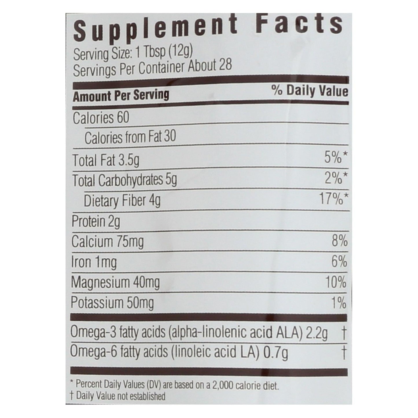 Spectrum Essentials Organic Chia Seeds - 12 Oz. for Omega-3 & Fiber