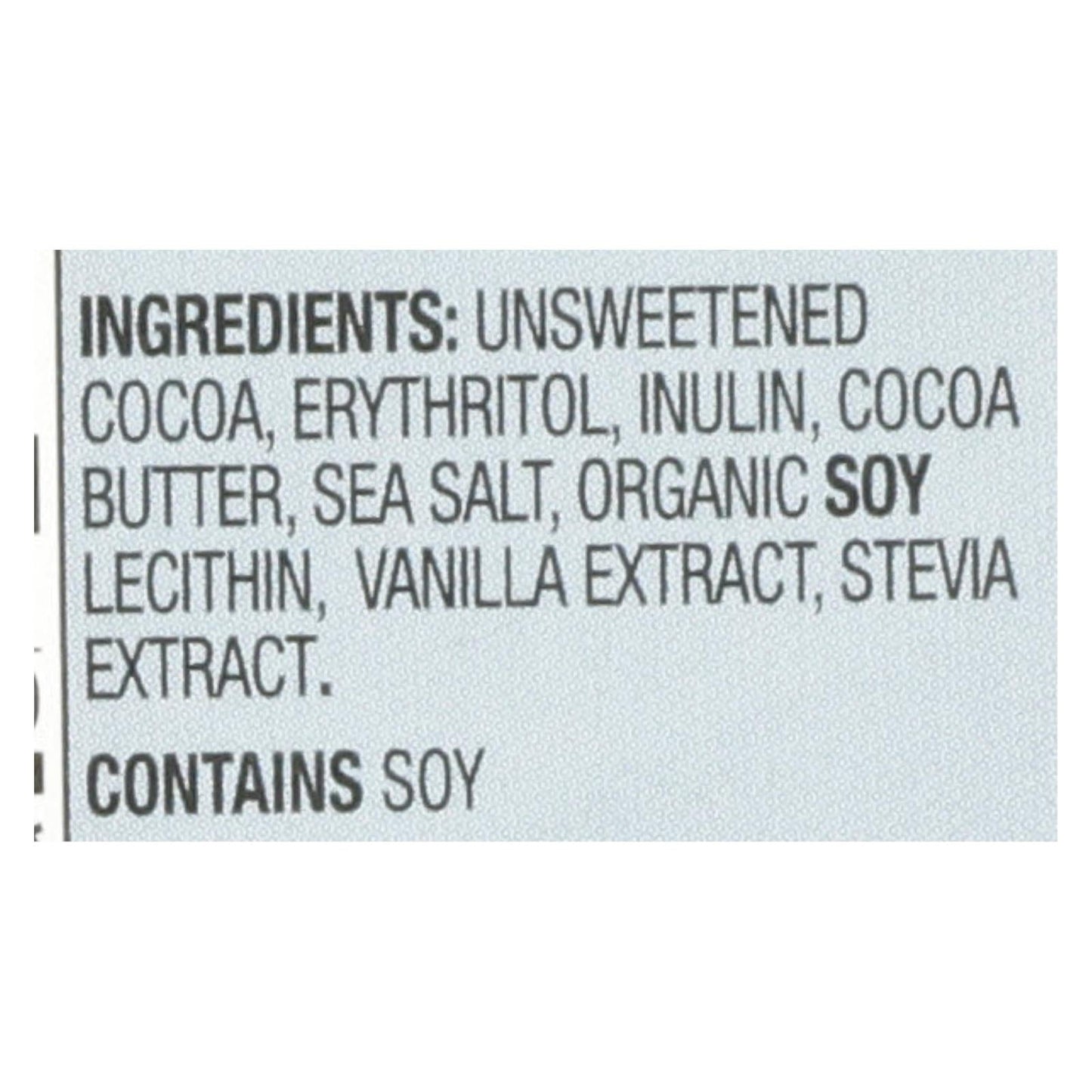 Lily's Sweets Dark Chocolate Bar with 70% Cocoa and Sea Salt - 2.8 Oz Bars (Pack of 12)