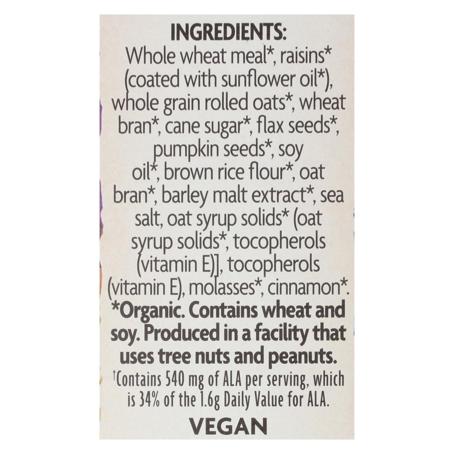 Nature's Path Organic Flax Plus Pumpkin Raisin Crunch Cereal, Wholesome Breakfast Option, 12.35 Oz, Pack of 12
