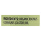 Aura Cacia Organic Castor Oil - 16 Fl Oz for Skin Care